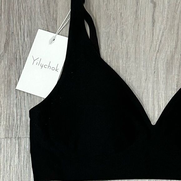 Yilychock Black Seamless Bra Medium NWT - Picture 3 of 4